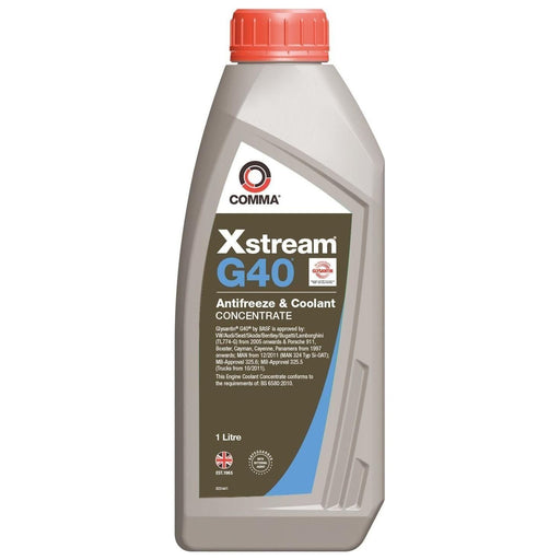 Comma Xstream G40 Concentrated Antifreeze / Coolant (XSG401L) - 1 Litre Town Parts  - Town Parts
