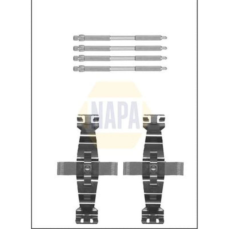 NAPA Brake Pad Accessory Fitting Kit Front NFK1265