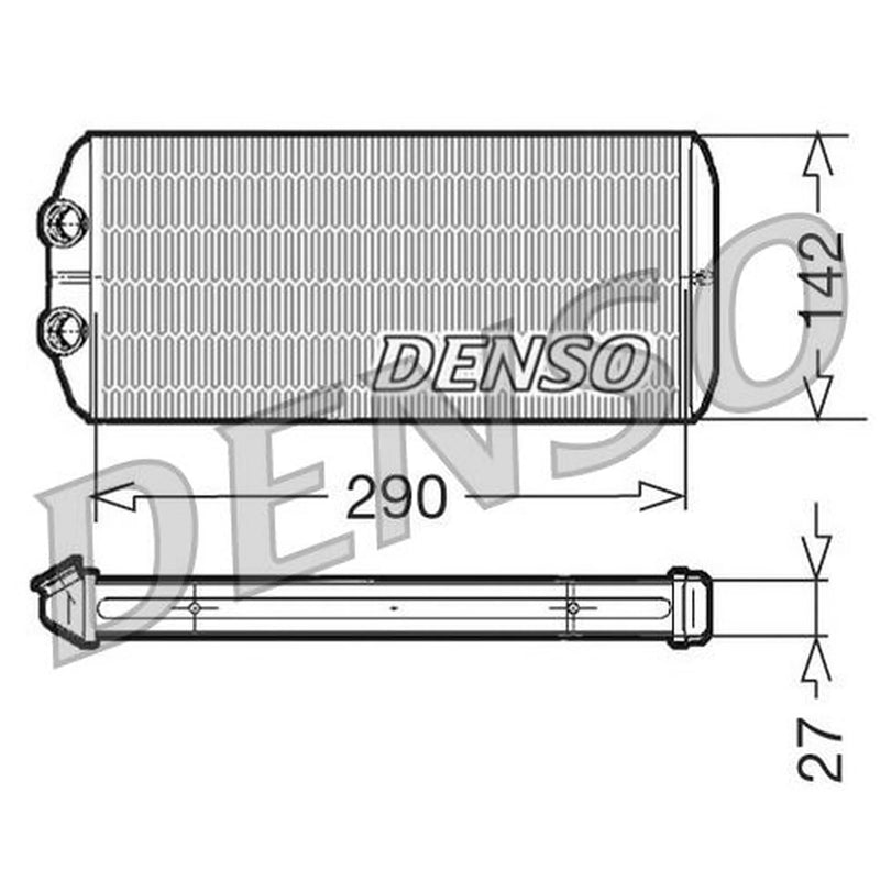 Denso Heater Matrix Core Heat Exchanger DRR07005
