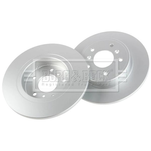 Borg & Beck 2 x Solid Rear Brake Discs BBD5367