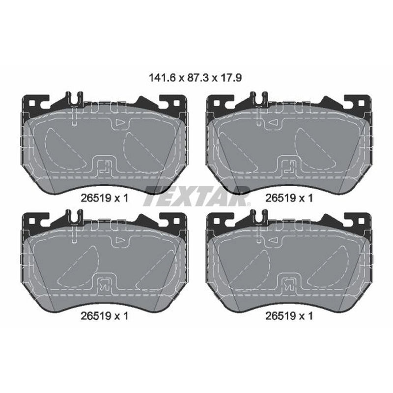 Textar Front Brake Pad Set 2651901