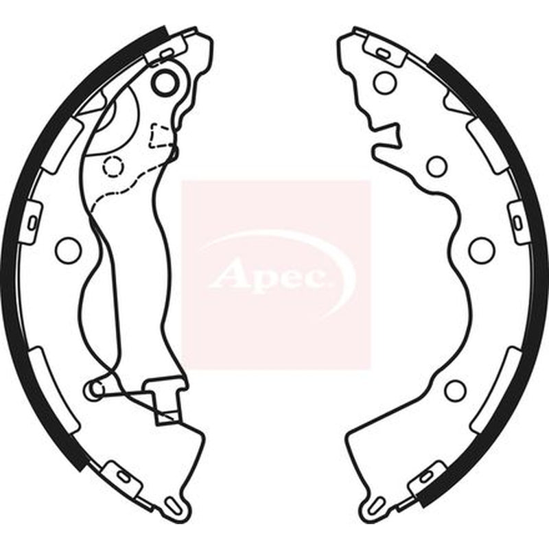 Apec Brake Shoe Set Axle Kit SHU781
