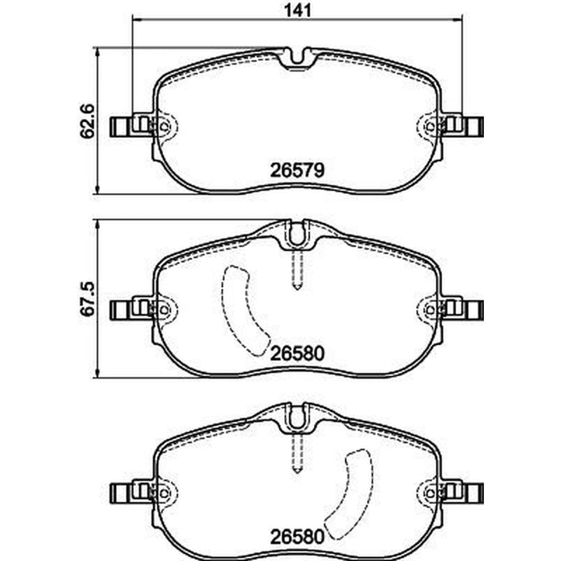 Mintex Front Brake Pad Set MDB3513