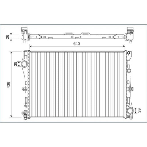 Valeo Engine Radiator 701142