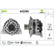 Valeo Car Alternator 12V 443395