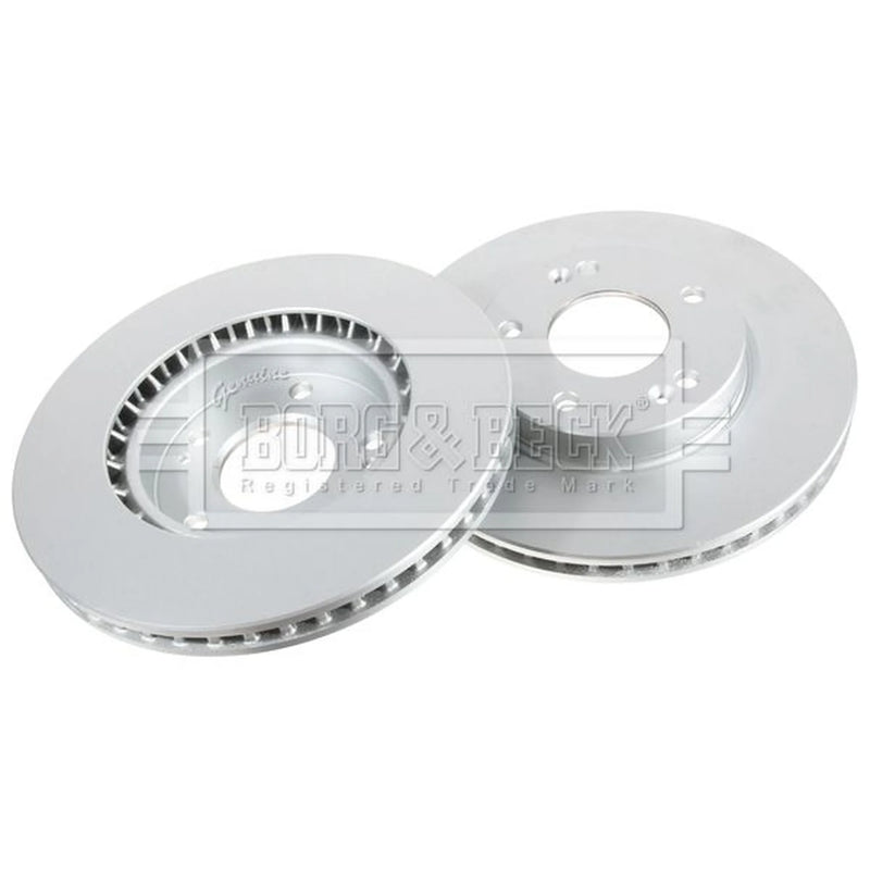 Borg & Beck 2 x Vented Front Brake Discs BBD6337