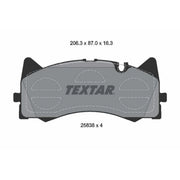 Textar Front Brake Pad Set 2583801