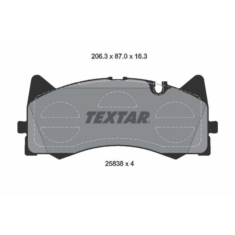 Textar Front Brake Pad Set 2583801