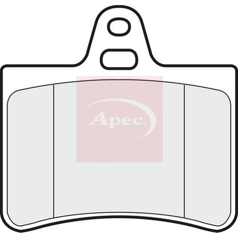 Apec Rear Brake Pad Set PAD1233
