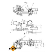 NRF Thermostat,Coolant 725191