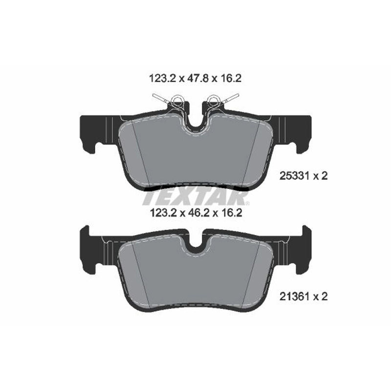 Textar Rear Brake Pad Set 2533101