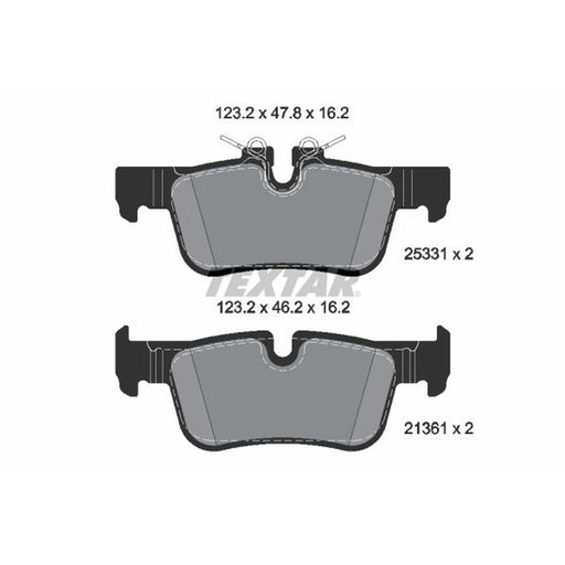 Textar Rear Brake Pad Set 2533101