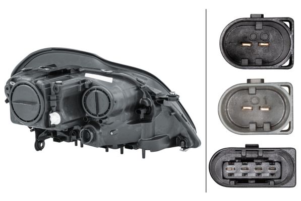 Hella Headlight Headlamp H7/H7 Left