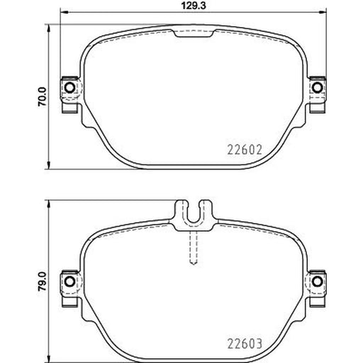 DON Rear Brake Pad Set PCP2210