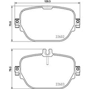 Mintex Rear Brake Pad Set MDB3976