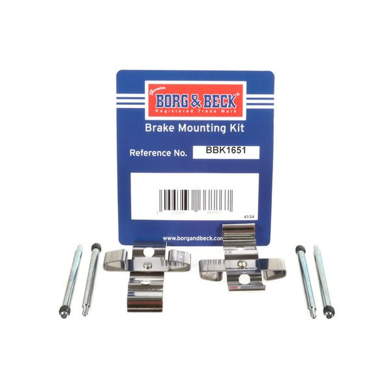 Borg & Beck Brake Pad Accessory Fitting Kit Rear BBK1651