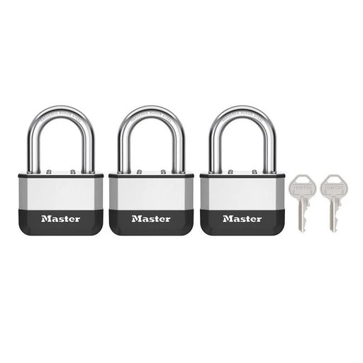 Master Lock Elite™ Laminated 45mm Padlock - 38mm Shackle (Pack of 3)