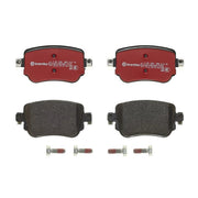 Brembo 4 x Rear Brake Pad Set P85135X