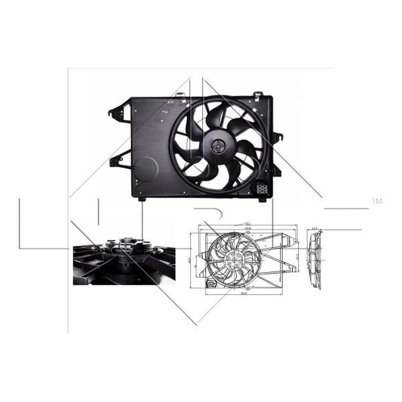 NRF Engine Cooling Fan 47005