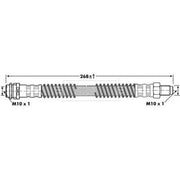 Borg & Beck Brake Hydraulic Hose Line Rear Left BBH7093