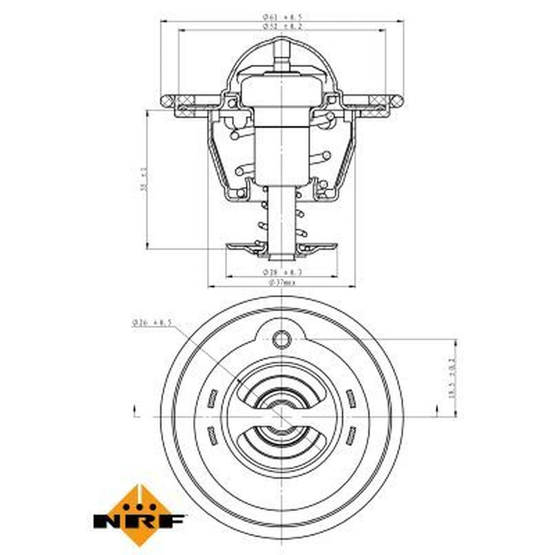 NRF Thermostat,Coolant 725207