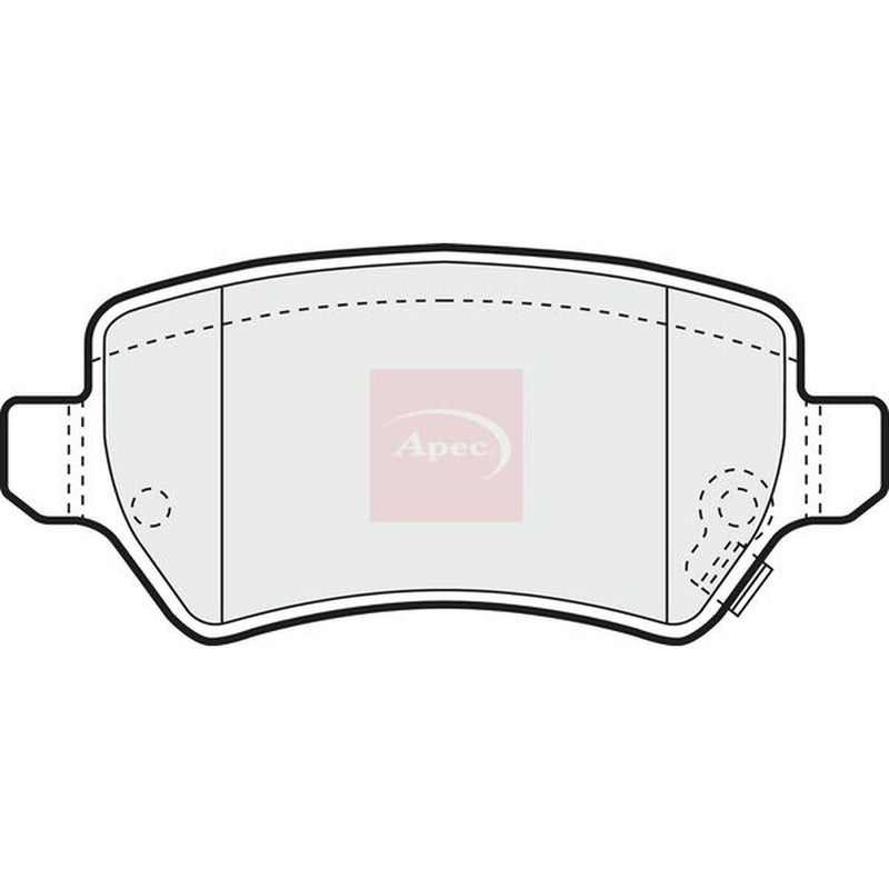 Apec Rear Brake Pad Set PAD1286