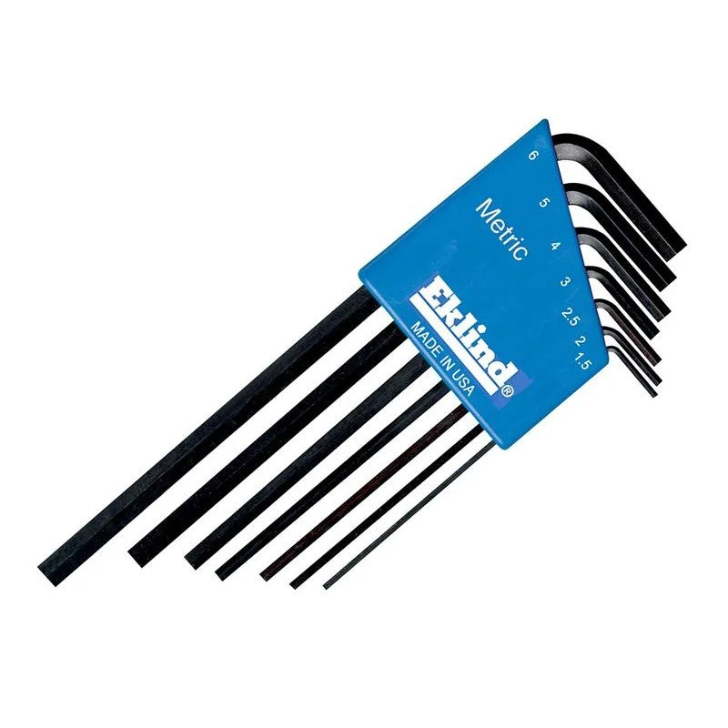 Eklind REK10507 Metric Long Handle Hex L-Key Set, 7 Piece - REK10607