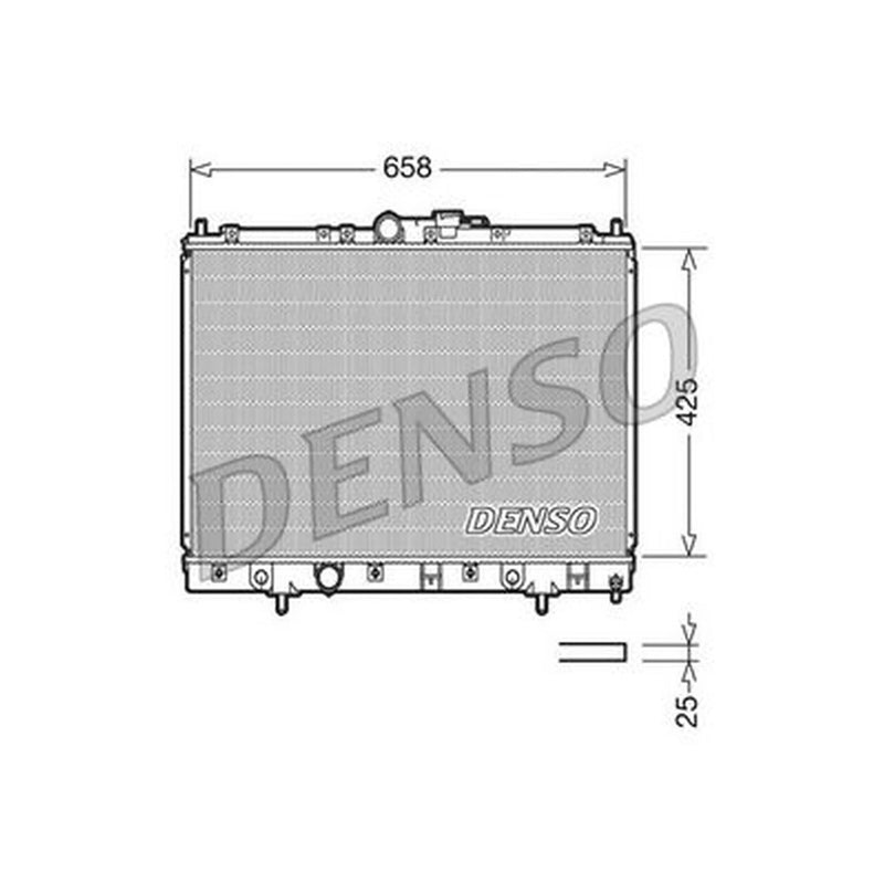 Denso Engine Radiator DRM45006
