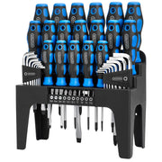 Draper Soft Grip Screwdriver Set 44 Piece with Chrome Vanadium Blades