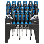 Draper Soft Grip Screwdriver Set 44 Piece with Chrome Vanadium Blades