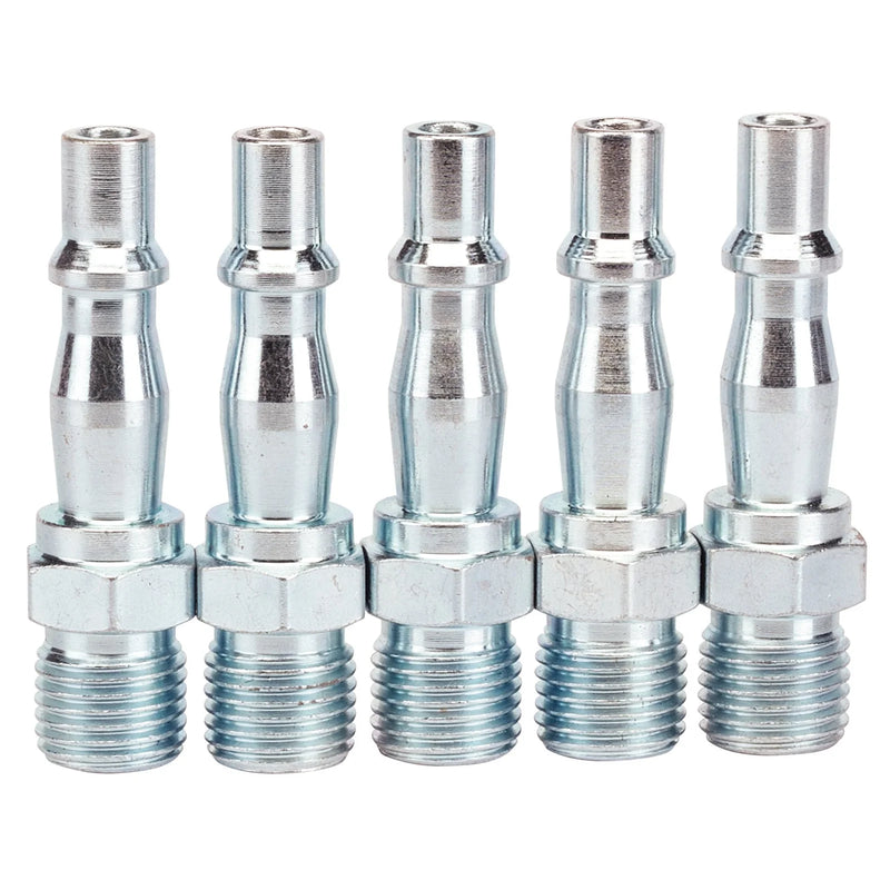 Draper 1/4" BSP Male Coupling Screw Adaptors Pack of 5