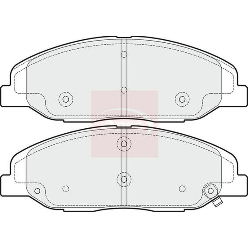 Apec Front Brake Pad Set PAD1633