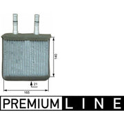 Mahle Heater Matrix Core Heat Exchanger AH 171 000P
