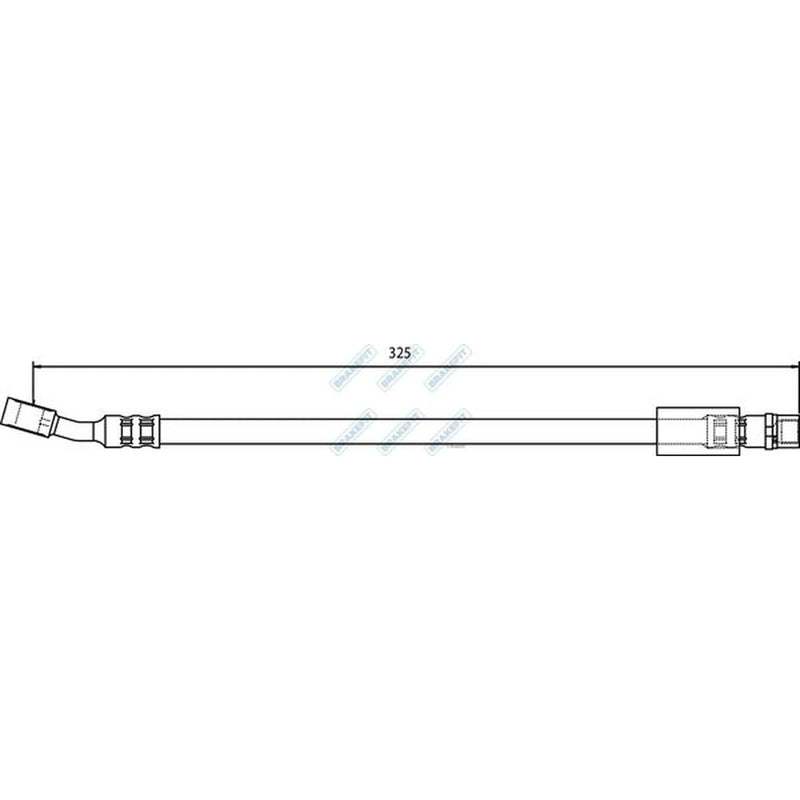 Apec Brake Hydraulic Hose Line Front BHO4203