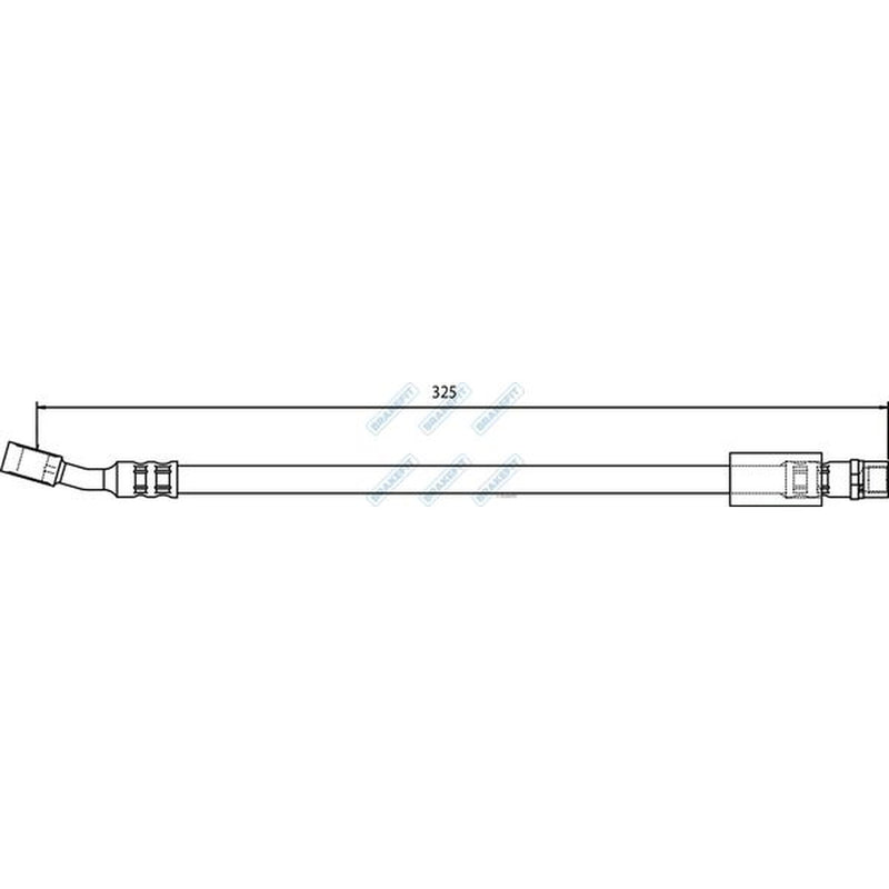Apec Brake Hydraulic Hose Line Front BHO4203