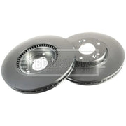 Borg & Beck 2 x Vented Front Brake Discs BBD4523