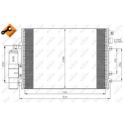 NRF Air Conditioning Condenser 35967