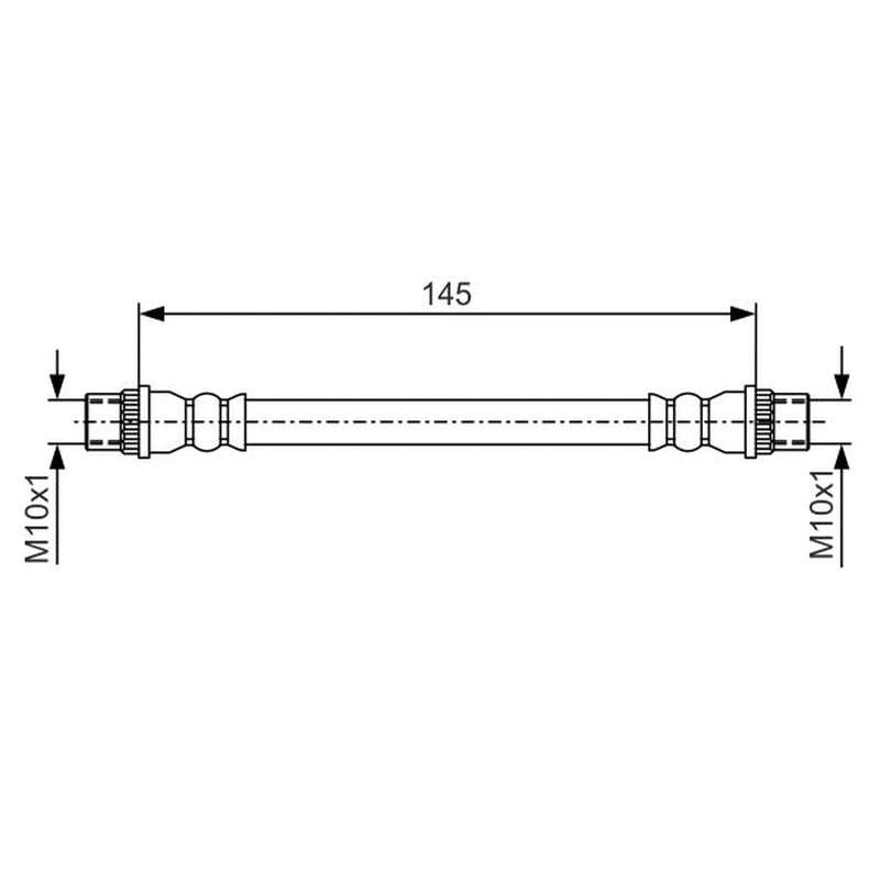 Bosch Brake Hydraulic Hose Line inner 1 987 481 A06