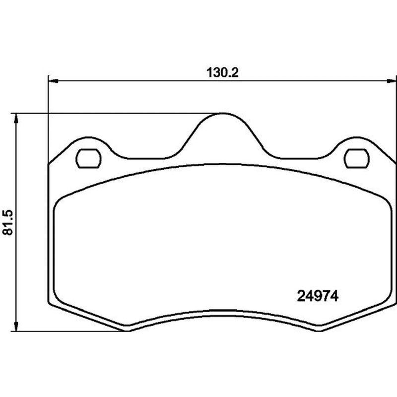 Mintex Front Brake Pad Set MDB3077