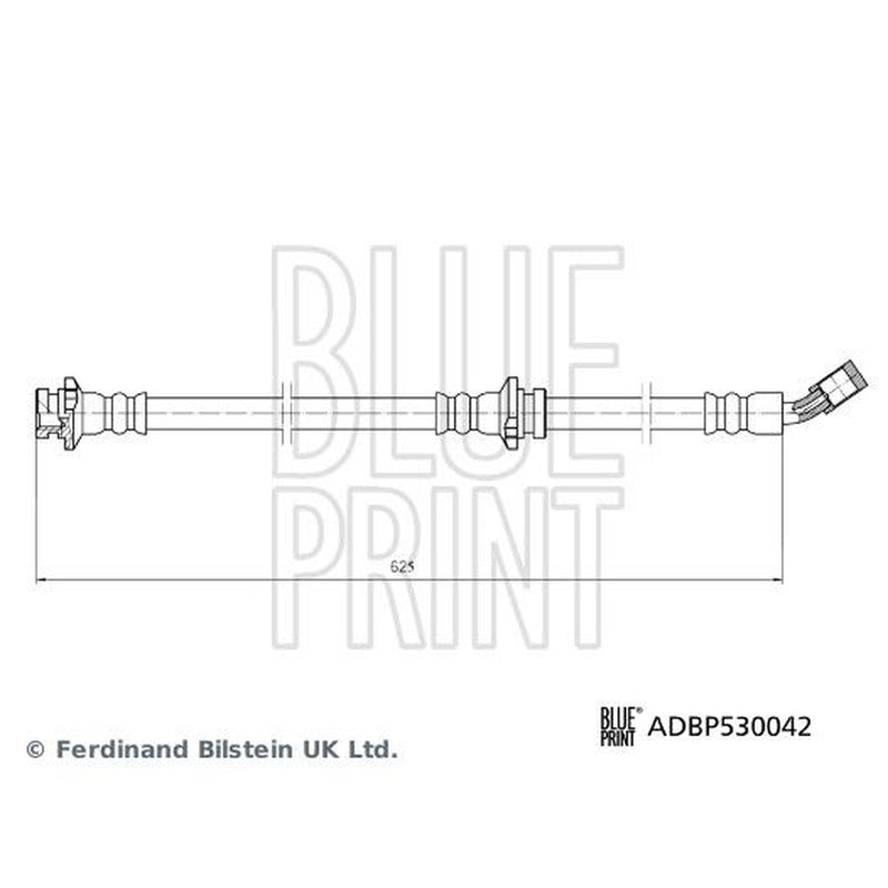 Blue Print Brake Hydraulic Hose Line Front Left ADBP530042