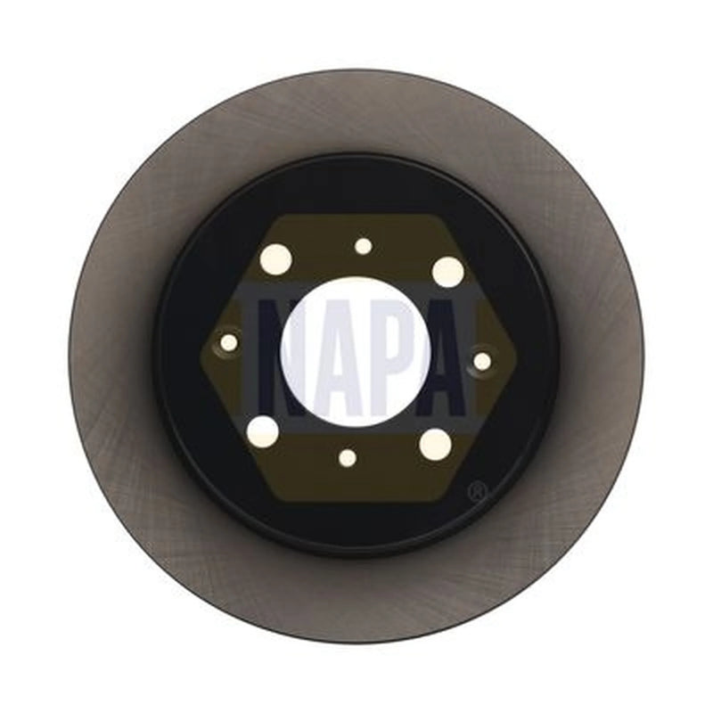NAPA 2 x Solid Rear Brake Discs NBD5740