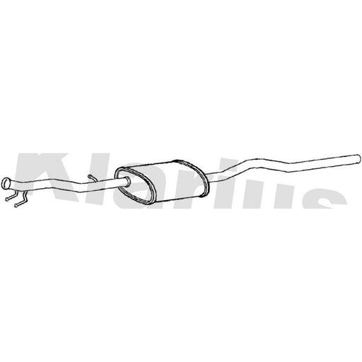 Klarius Box With Centre Pipe VW961X