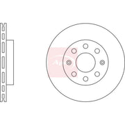 Apec 2 x Vented Front Brake Discs DSK2252