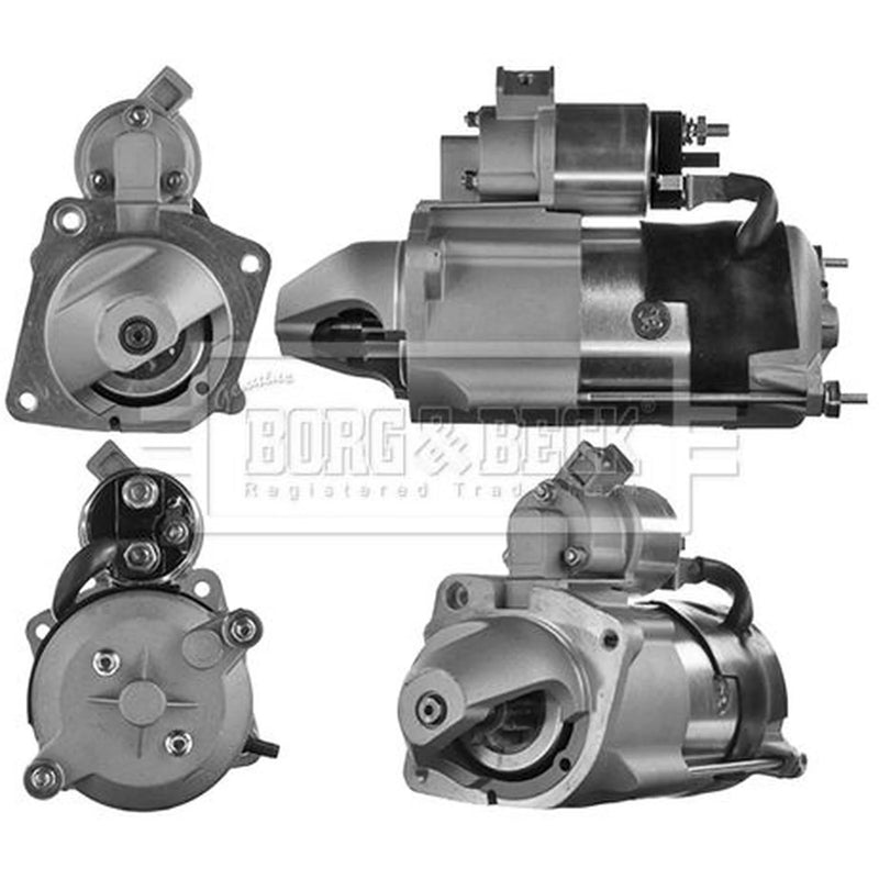 Borg & Beck Starter Motor 12V 2.6kW 9 Teeth BST2424