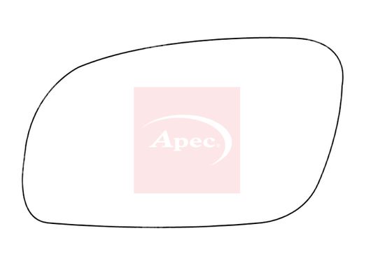 Apec Exterior Wing Mirror Glass Left