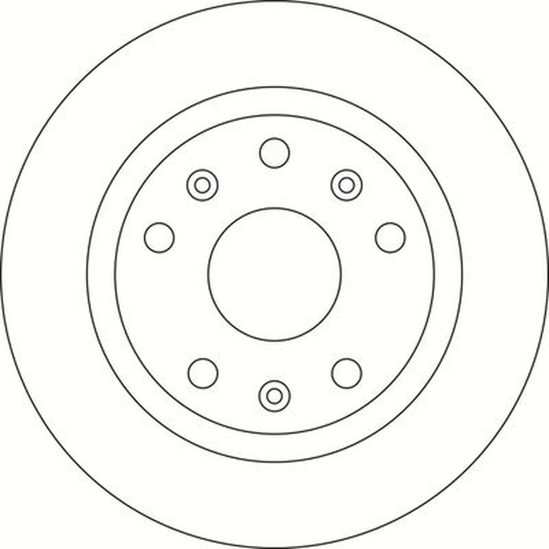 Abtex 2 x Vented Front Brake Discs BD1863V