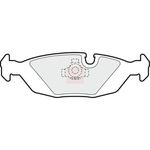 Apec Rear Brake Pad Set PAD676