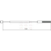 Apec Handbrake Cable Front CAB1390
