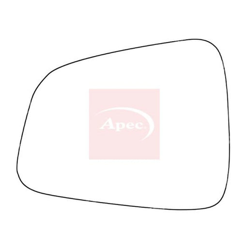 Apec Exterior Wing Mirror Glass Left AMS2649