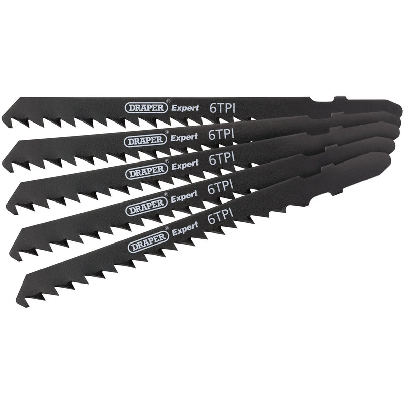 Draper Expert Jigsaw Blade Set 100mm (5 Piece)